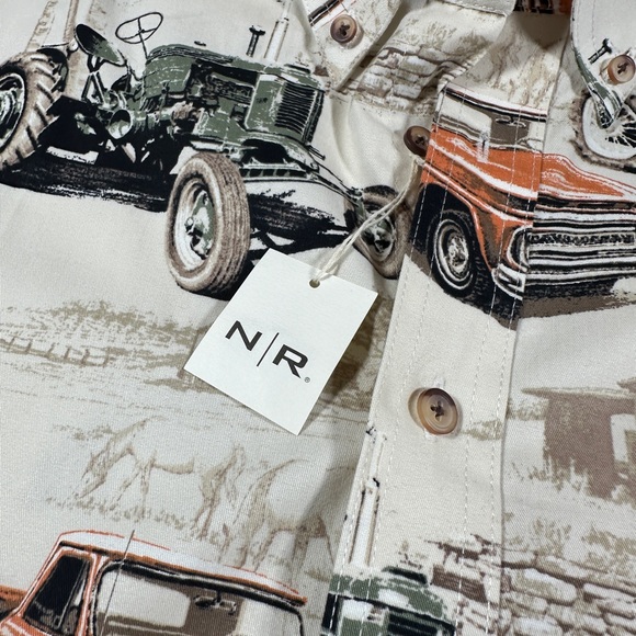 Men’s North River Outfitters Vintage Pickup Trucks And Tractors Shirt (Size XL) - Picture 4 of 8